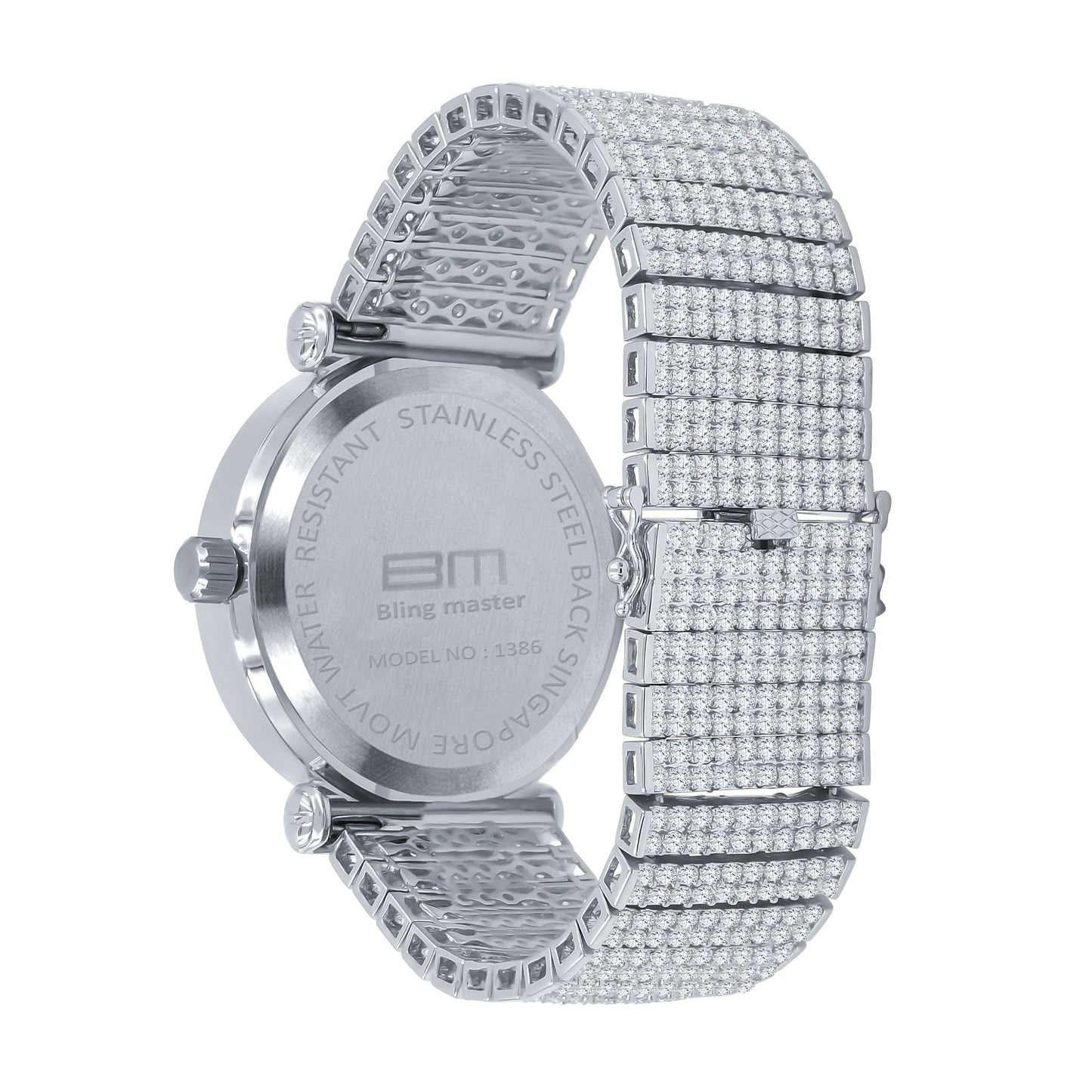 FOXY CZ ICED OUT WATCH