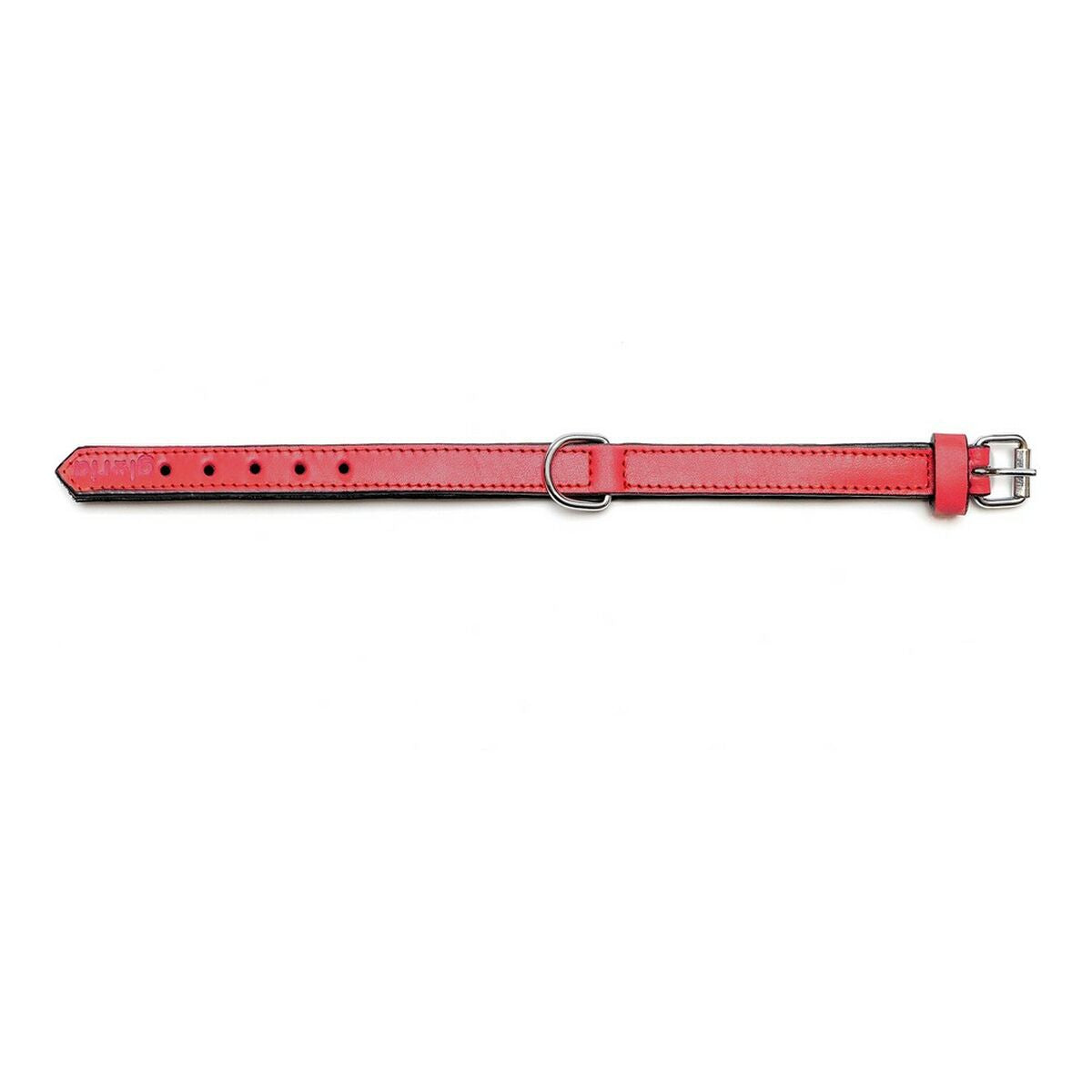 Dog collar Gloria Padded Red