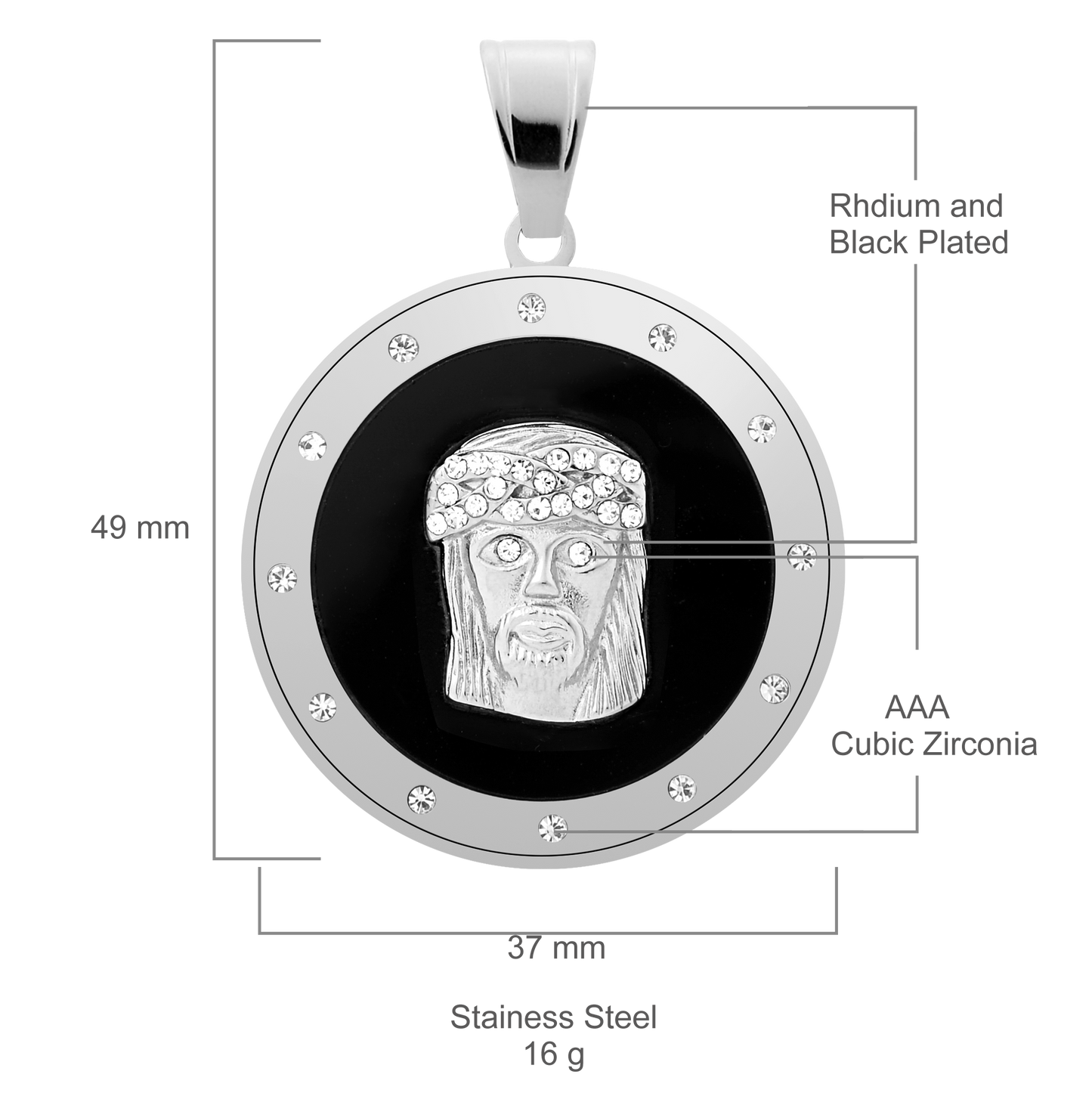 Prívesok z ocele PRINCE