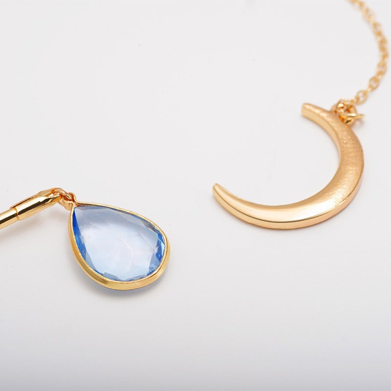 Náhrdelník Moon and WaterDrop Choker