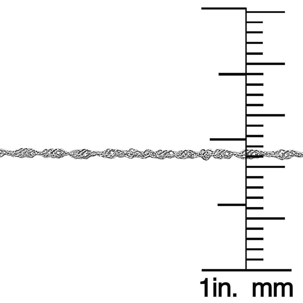 Strieborný náhrdelník zo Singapuru