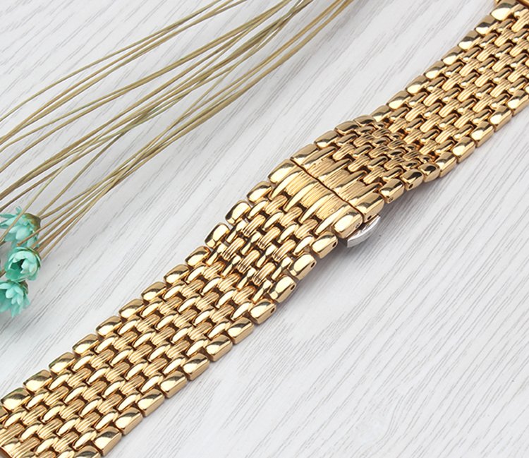 Stainless Steel Apple Watch Gold iWatch Band