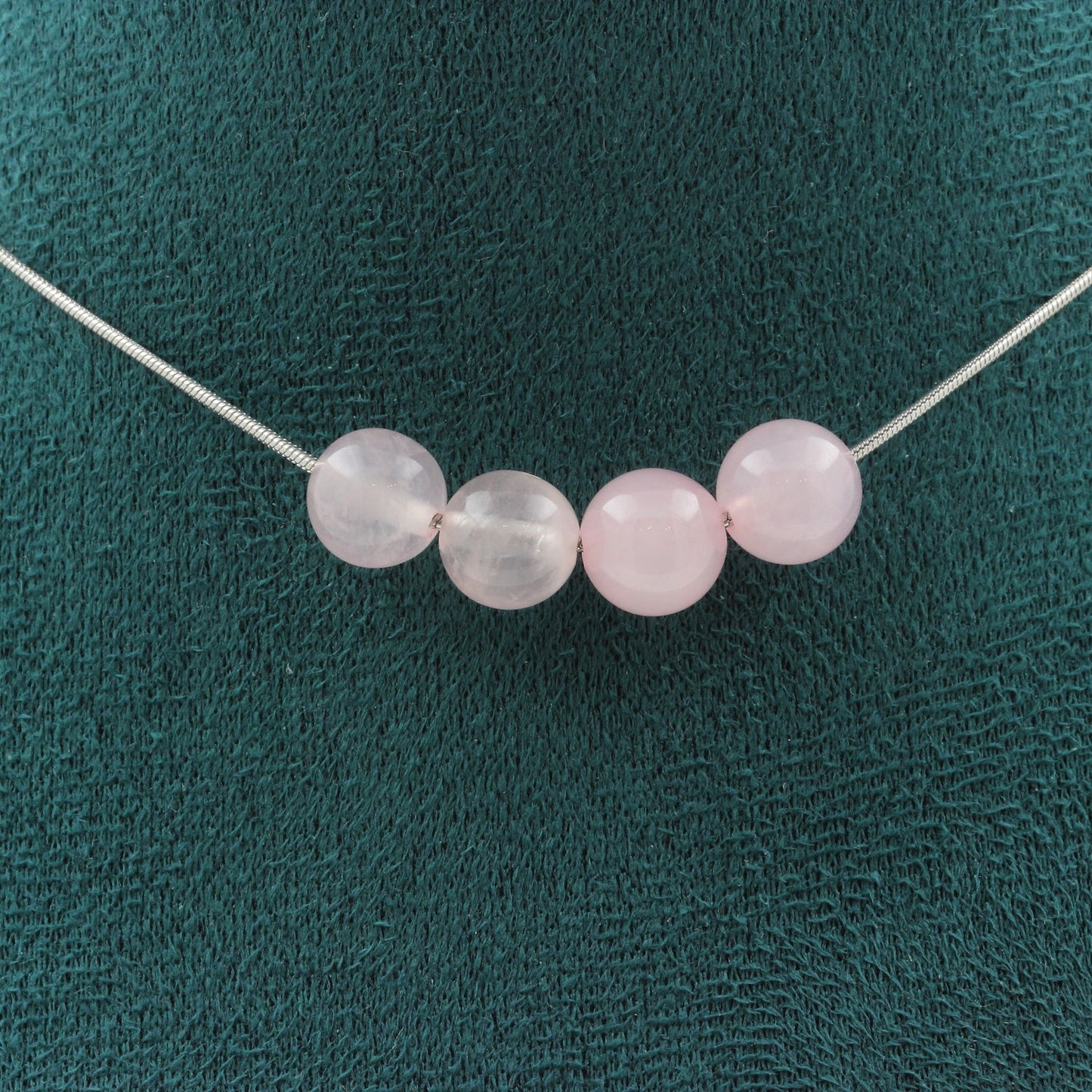 Rose Quartz necklace.