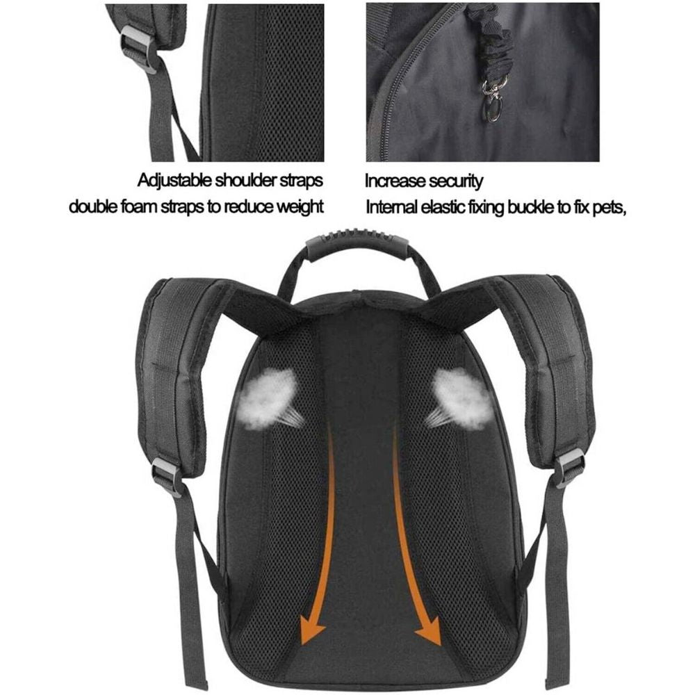 Cestovný batoh pre domáce zvieratá s tvrdou škrupinou 
