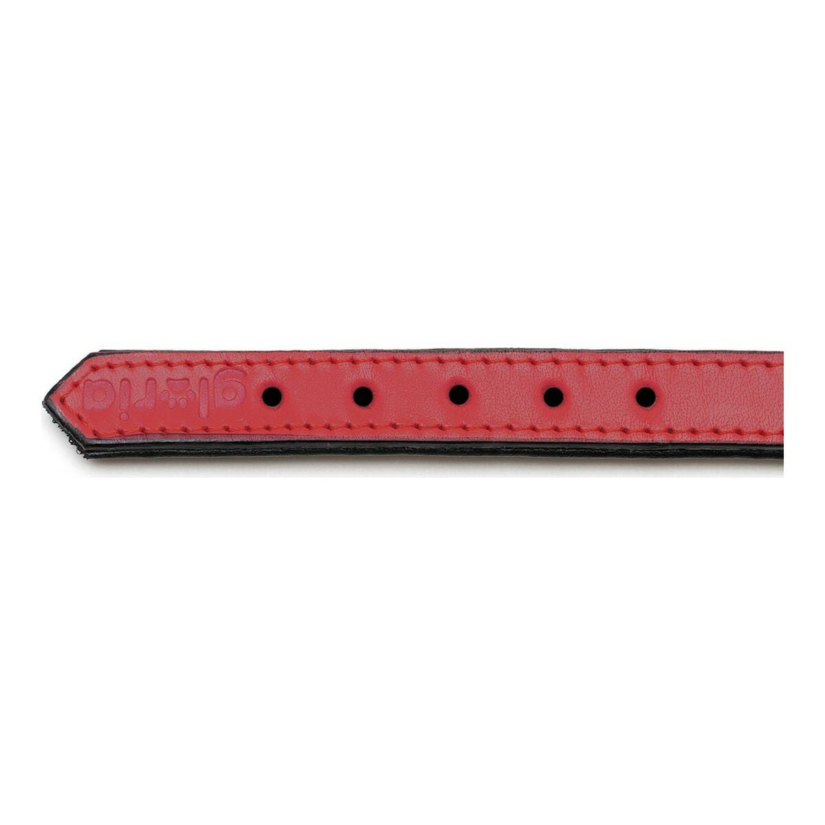 Dog collar Gloria Padded Red