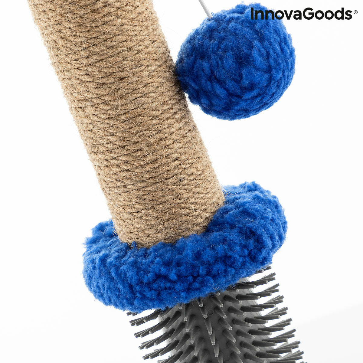 Škrabadlo a masážny stĺpik pre mačky s loptičkovým mixážnym pultom InnovaGoods