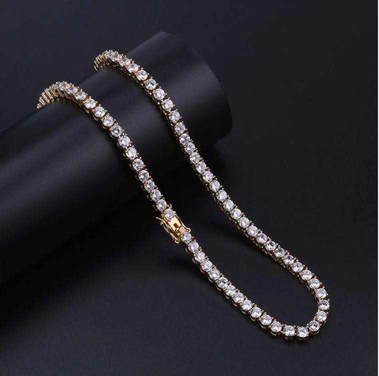TRBLIETAVÝ 4MM 925 tenisový choker | 928552