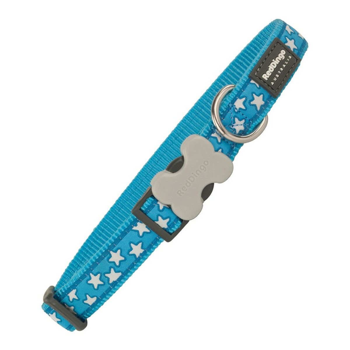 Obojok pre psa Red Dingo Style Stars