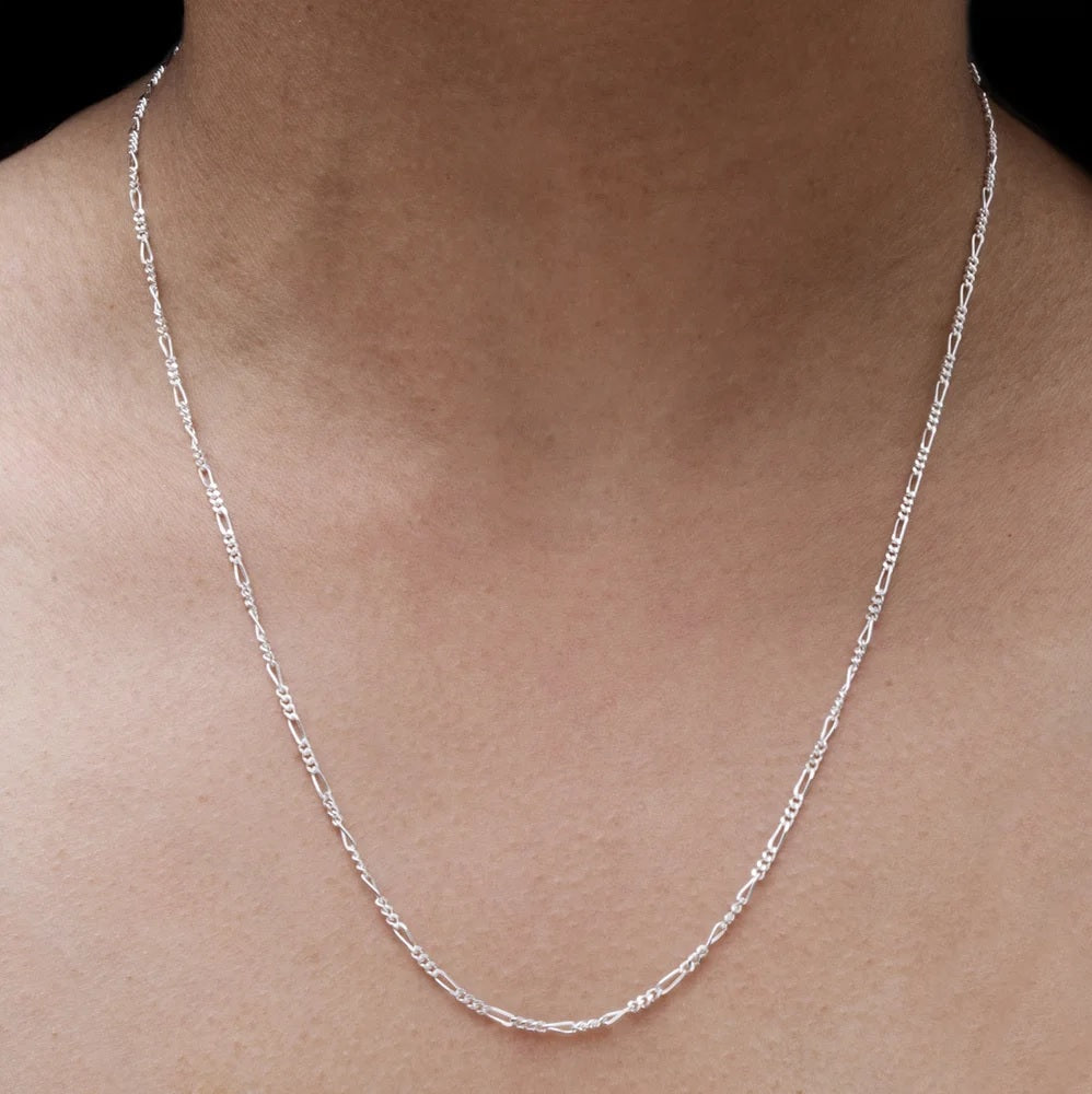 Strieborný náhrdelník Figaro s retiazkou 2 mm