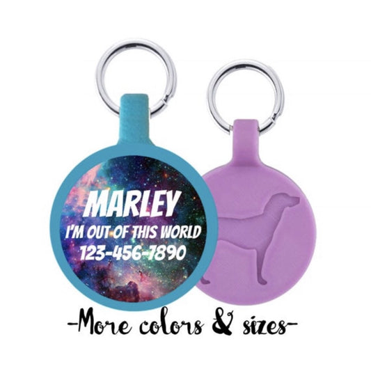 Galaxy Ecoplastic Pet ID Tag