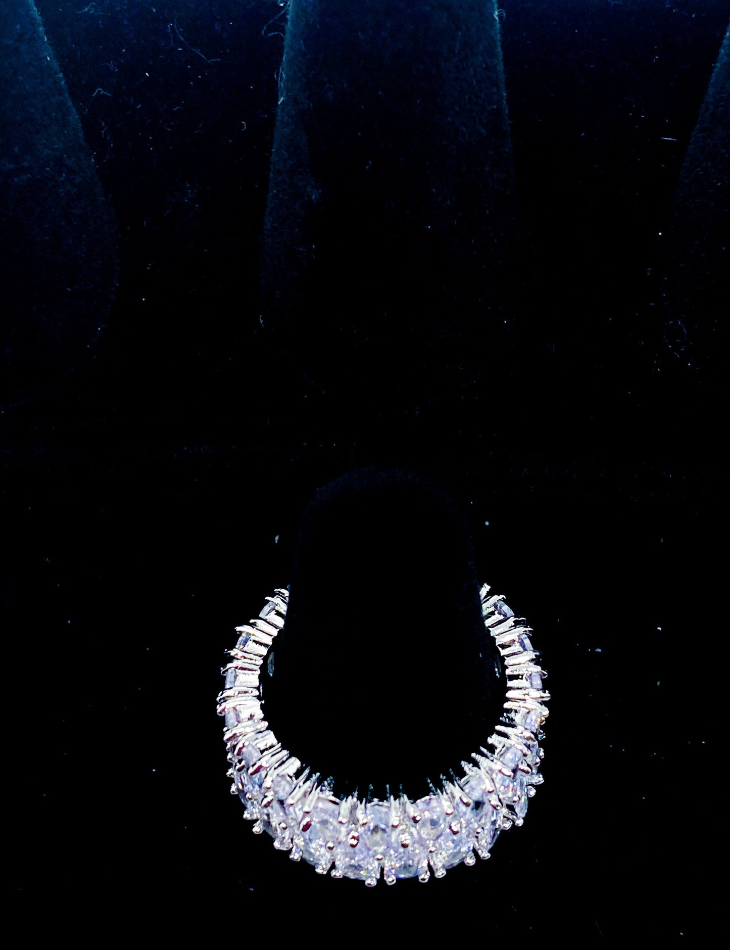 Prsteň - So Icy Diamond Double Layer 