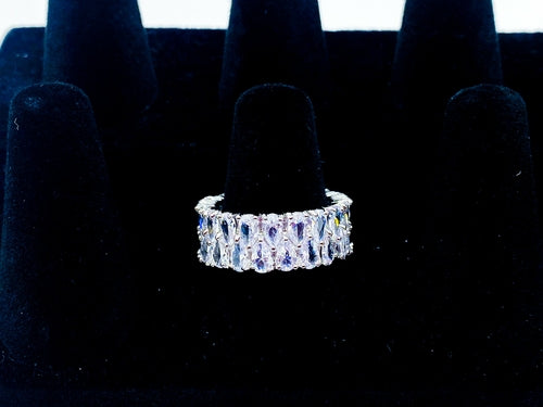 Prsteň - So Icy Diamond Double Layer 